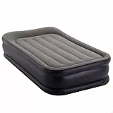 INTEX Dura-Beam Luftmatratze selbstaufblasend Luftbett 99x191x42cm, Aufblasbare Camping Matratze für 1 Personen & Kopfkissen inkl. USB-Luftpumpe, max. 136 KG – Gästebett selbstaufblandes Bett (64132)