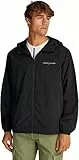 Tommy Jeans Herren Windbreaker Jacke Chicago mit Kapuze, Schwarz (Black), S