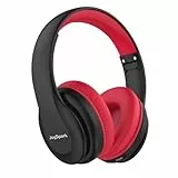 JoySpark Bluetooth Kinder Kopfhörer, Kinderkopfhörer Over-Ear mit 85/94dB Lautstärkebegrenzung, 60 Stunden Spielzeit, Bluetooth 5.3, eingebautes Mikrofon (Schwarz)
