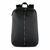 bugatti Blanc DeLight Rucksack 15 Zoll, Alltagsrucksack aus Tarpaulin & Nylon in schwarz