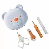 NEUES ESSERICE ENTWORTE ESSERE LIEBTE BABY BABE TOOL SET FEATURE SICHERHEITSCHISS SCHISS NALS FILE UND TRAGSABLE KAHREN KAHLE BABY BABY PRAUMING TOOM Mit Speicherhülle