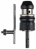 Bosch Accessories Bosch Professional 2tlg. Zahnkranzbohrfutter (Spannbereich 2,5 - 13 mm, Aufnahme sds-plus, Rechts- und Linkslauf, Hammerfest, Zubehör Bohrmaschine)