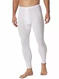 Schiesser Herren Broek lang Unterhose, Weiß (100-weiss), 8 EU