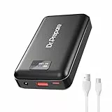 Dr.Prepare Powerbank 16000 mAh Schnelllade Der für Beheizte Weste, Handys, Tablet, Beheizte Augenmaske, Schreibtischventilator, 3 Ausgänge, Typ-C In & Out, USB-Ausgang, DC-Ausgang, 5V & 7.4V