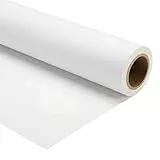 Walimex pro Hintergrundkarton 1,35 x 10 m weiß, robuster Fotohintergrund aus Karton, Fotoleinwand als Backdrop für Fotostudio, reflexfrei, strapazierfähig, ideal für Produktfotografie