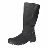 RICOSTA Mädchen Stiefel DILARA, Kinder Stiefel, Weite: Mittel, lose Einlage, RicostaTEX, uebergangsstiefel, uebergangsschuhe, schwarz (090), 41 EU