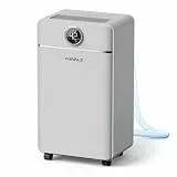 CHIVALZ Luftentfeuchter Elektrisch, Auto Raumentfeuchter Elektrisch 30m²/120m³, Raumentfeuchter mit 3 Betriebsmodi, 24H Timer, Automatische Abtauung, Energieeinsparung - Geeignet für Keller, 1 Pack