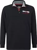 Jan Vanderstorm Herren Fleece-Sweatshirt Sietse dunkelblau, 2XL (XXL) - 60/62