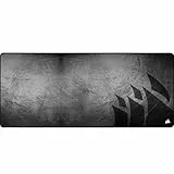 Corsair MM350 PRO Spritzwassergeschütztes Premium-Gaming-Mauspad Aus Stoff (Fläche 93 Ã— 40 Cm, Mikrofasergewebe, 4mm Starke Weiche Gummikonstruktion, Gummiunterseite) Extended XL, Schwarz/Grau