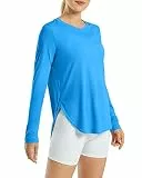 G4Free Sport Shirts für Damen Sonnenschutz Shirt UV Schutz Langarmshirt UPF 50+ Sportshirt Rashguards Yoga Ausbildung Draussen Gym Laufshirt