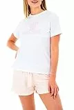 Sleepdown Herren Womens Ladies Pyjamas Pyjamaset, White Pink, M