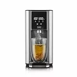 CASO HW 620 - Heißwasserspender, 2600W, 40-100°C, 7 Mengenausgaben, 2,5L Tank, Energiesparend, Babyfunktion, Edelstahl, Wasserfilter, Entkalkungserinnerung