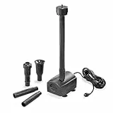 esotec Solar Einzelpumpe Fountain 1300 1700 pro, 12-18V/DC Ersatzpumpe, Teichpumpe, Sprinklerset, universell einsetzbare Brunnenpumpe, Ersatzteil, Zubehör, Erweiterung, Gartenteichpumpe, IP68 101992
