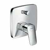 hansgrohe Logis - Badewannenarmatur Unterputz für 2 Verbraucher, Mischbatterie Badewanne für iBox universal, Einhebelmischer Wanne, Chrom, 71405000