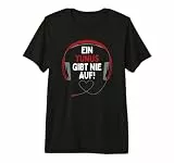 Gaming Kopfhörer EIN Yunus Gibt Nie Auf Personalisiertes Premium T-Shirt