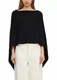 Comma Weicher Viskosemix-Poncho aus Feinstrick