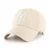 47 New York Yankees MLB Clean Up Natural Beige Verstellbare Cap One-Size