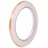 Mozeat Lens 1 Rollen Kupferfolie Klebeband Leitfähig Copper Foil Tape 20m x 6mm Kupferfolienband Kupferband Selbstklebend für EMI Abschirmung Schneckenschutz Elektro Reparatur Löten Basteln(Roségold)