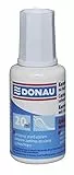 DONAU 7615001-99 Korrekturflüssigkeit mit Pinsel/Korrekturfluid, 20 ml