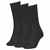 CK WOMEN SOCK 3P ROLLTOP