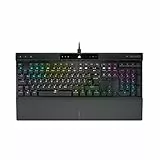 Corsair K70 RGB PRO Mechanische Kabelgebundene Gaming-Tastatur – Cherry MX Red Linear-Schalter, SOCD, PBT Double-Shot Tastenkappen, 8000Hz Hyper-Polling, NKRO, Turnier Schalter, QWERTZ DE – Schwarz
