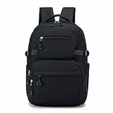YOODI British Airways 40x30x15 Handgepäck Rucksack Wasserdicht Reiserucksack Handgepäck Flugzeug Schulrucksack Laptop Rucksack 14 Zoll Carry On Luggage Cabin Bag für Damen Herren, Schwarz