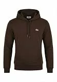 Lacoste Herren Fleece Kapuzenpullover, Buffle, L