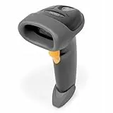 DIGITUS DA-81002 – 2D Barcodescanner – Bidirektional Handscanner – 200 Scans/s – 10 cm Scanweite – 2 m Kabel USB-RJ45 – IP54 – Ergonomischer Griff – Strichcodes & QR-Codes – Schwarz/Grau