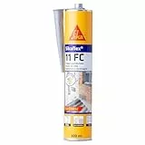 Sika – Kleb- und Dichtstoff – Sikaflex-11 FC Purform Elastisch Betongrau – geeignet für übliche Baustoffe – lösemittelfrei und emissionsarm – 300 ml