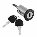 Auto Zündschloss Zündung, Akozon Auto Schloss Schalter Zylinder Steering Car Zündschloss Schaft Nachrüstsatz mit 2 Schlüssel Kfz Zubehör für ASTRA CORSA MERIVA TIGRA COMBO