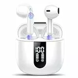 Bluetooth Kopfhörer, In Ear Kopfhörer Kabellos Bluetooth 5.4 Kabellose Kopfhörer mit 4 Mic, 2025 Kabellose Kopfhörer 50 Std ENC Noise Cancelling Earbuds Tiefer Bass, IP7 Wasserdicht Ohrhörer, USB-C