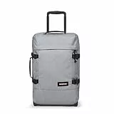 EASTPAK Tranverz S Kabinentrolley 42L (51 x 32,5 x 24 cm), robuster Koffer mit Rollen, leichtes Handgepäck mit 2 Fächern, Teleskopgriff & TSA-Schloss - Sunday Grey