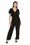 Trendyol Damen, einfarbig, gewebt, Übergröße Overalls, Schwarz, 68 Größen
