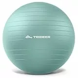 Trideer Gymnastikball – Ergonomischer Sitzball für Büro & Zuhause, Yoga Ball/Pilates Ball für Training, Rückenschule, Anti-Burst mit Pumpe