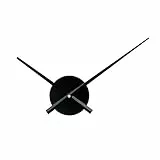 Timelike,3D-Uhrzeiger, Große Wanduhrzeiger, nadelförmig, Für Wanduhren zum selber Bauen, Dekoration, Quarz-Uhr-Mechanismus, Zubehör,Schwarz