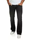 riverso Jeans Herren Stretch Bootcut RIVAlan Jeanshose Hose Denim, Länge:30L, Farbe:Telly Wash (55619), Weite:36W