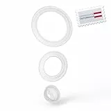 SIOUX Ersatz Dichtungen Passend für Grohe/DAL Spülkästen, Transparent, 3-teiliges Set