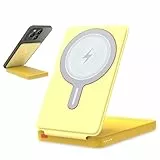 5000mAh Powerbank Mini Handyakkus Magnetische - Klappständer USB C PD20W + 15W Wireless Power Bank, Kabellose Externe Akkus Kamptibel für iPhone 16/15/14/13/12 Serie