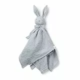Elodie Details Schnuffeltuch, Schmusedecke, Baby Blinkie Schmusetuch aus 100% Öko-Tex & Bio-Baumwolle - Extraweicher & Waschbar - Kuscheltuch Schlaftier für Babys & Kleinkinder - Sunrise Blue