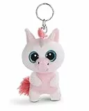 NICI Glubschis: Das Original – Glubschis Schlüsselanhänger Einhorn Milky-Fee 9 cm – Einhorn Kuscheltieranhänger mit Schlüsselring für Schlüsselband, Schlüsselbund & Schlüsselhalter, Unisex– 45551