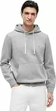 Tommy Hilfiger Herren Hoodie Essential Fleece Regular Fit, Grau (Medium Grey Heather), M