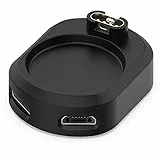 LOKEKE Für Garmin Forerunner 265 USB C Ladegerät Dock, Tragbarer Ersatz USB Typ C/Micro USB B Ladegerät Ladestation Für Garmin Forerunner 265 / 265S / 965/955