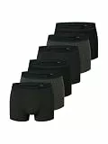 Schiesser Uncover by Herren Trunk Cotton Serie 6-Pack schwarz - Größe XL