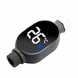 Wassertemperaturmonitor - Dusche LED -Thermometer | Wasserdichte Duschthermometer mit digitalen LED-Bildschirmen in Echtzeit Wassertemperatur Sicher für Zuhause Bad Küchenbad Genau einfach zu