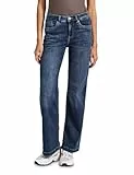 Street One Wide Leg Jeans mid Blue Soft Washed 31