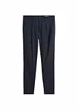 Marc O'Polo Herren Stoffhose mit Stretch-Anteil Tapered Fit, Blau (Dark Navy), W34/L32