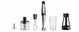 Braun MultiQuick 7 - Stabmixer mit SplashControl-Technologie, ActiveBlade System, Präzise Geschwindigkeitsregelung, 500 ml Zerkleinerer, Schneebesen, 600 mL Becher, 1000W, Schwarz (MQ7035X)