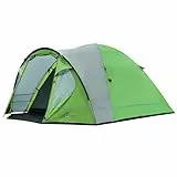 Portal Zelt 3-4 Perosonen Camping wasserdicht 4000mm Kuppelzelt mit Vorzelt Familienzelt Festivalzelt für Camping Reise Garten