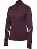 Newline Damen Nwlpower Half Zip Midlayer Pullover Sweater, Plum Perfect, S EU