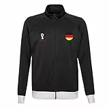 FIFA Herren Offizielle Weltmeisterschaft 2022 Trainingsjacke Deutschland, Schwarz, L